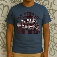 Funny Train Lovers Who Tooted Train T-Shirt thumb 3