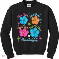 Feed Them Love Them Send Them Back Lunch Lady Life Kids Sweatshirt thumb 0