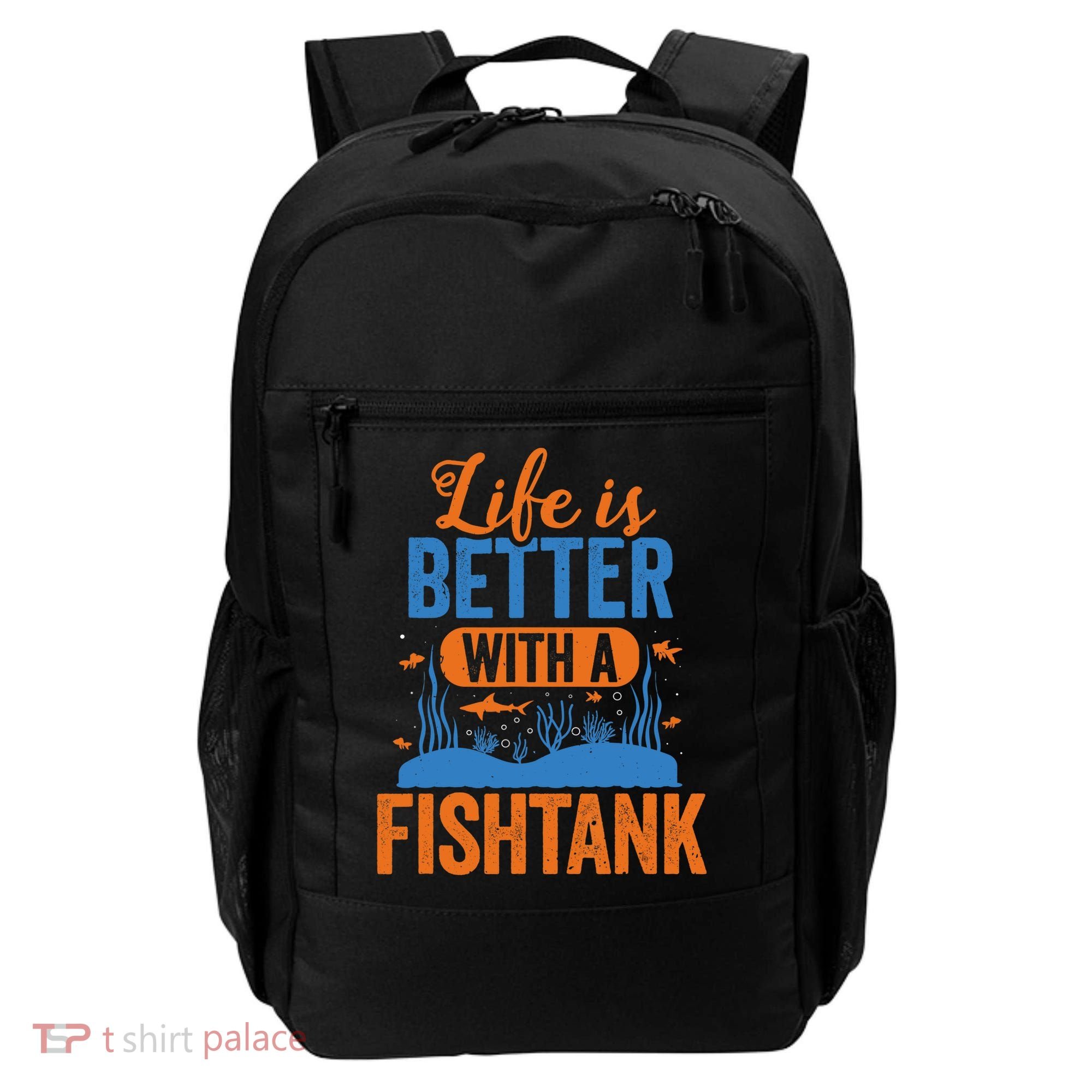 Fish Tank Life Fishkeeping Aquarium Lover Fishkeeper Backpack