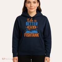 Fish Tank Life Fishkeeping Aquarium Lover Fishkeeper Hoodie thumb 5