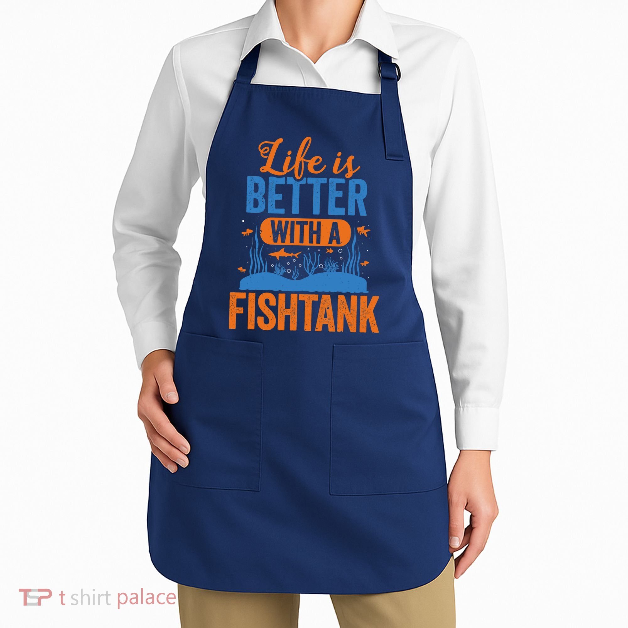 Fish Tank Life Fishkeeping Aquarium Lover Fishkeeper Apron