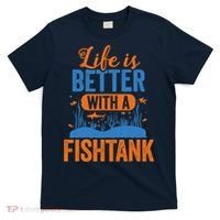 Fish Tank Life Fishkeeping Aquarium Lover Fishkeeper T-Shirt thumb 0