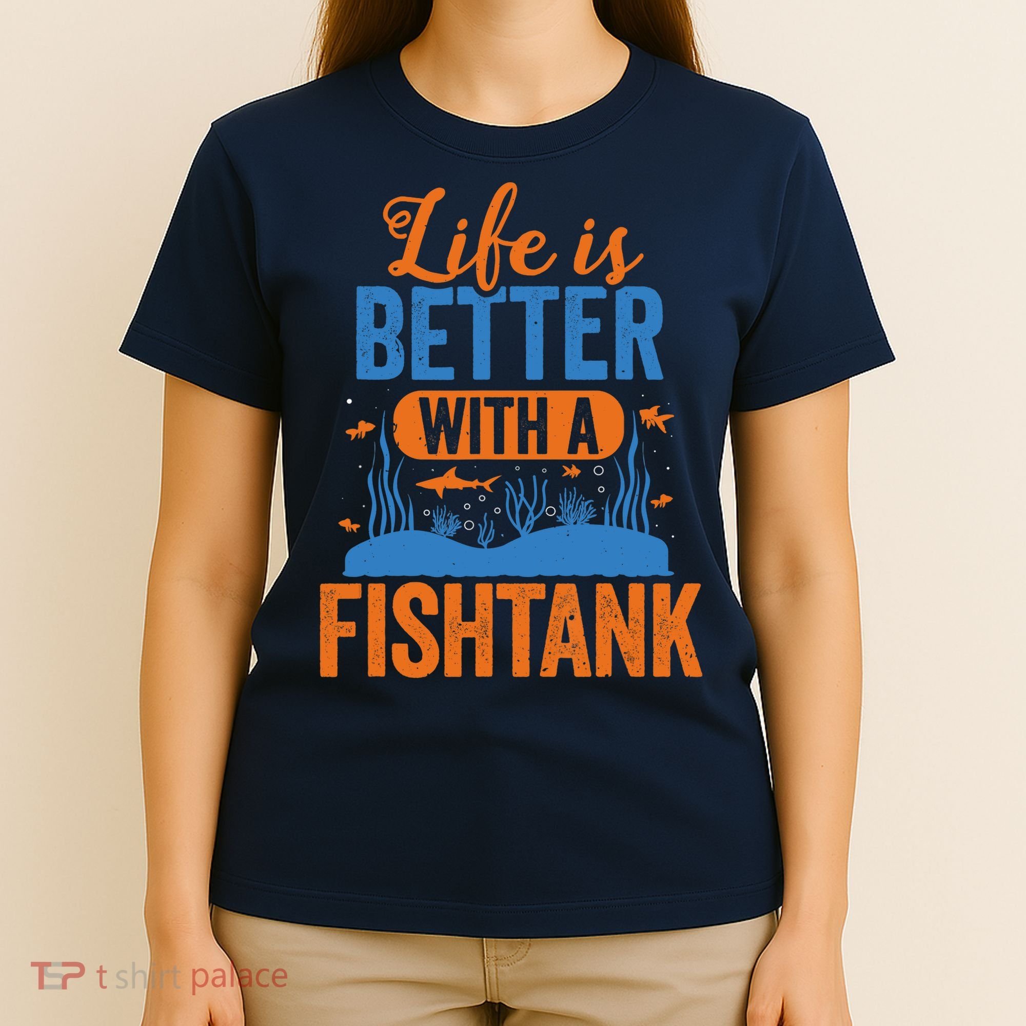 Fish Tank Life Fishkeeping Aquarium Lover Fishkeeper T-Shirt