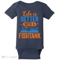 Fish Tank Life Fishkeeping Aquarium Lover Fishkeeper Baby Bodysuit thumb 0