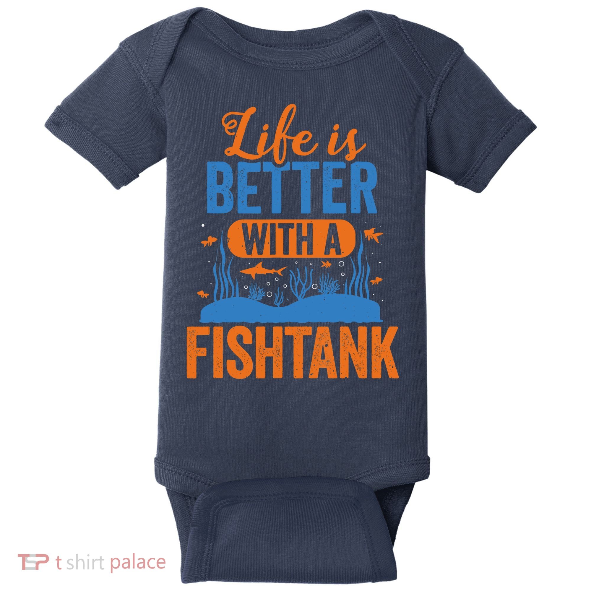 Fish Tank Life Fishkeeping Aquarium Lover Fishkeeper Baby Bodysuit