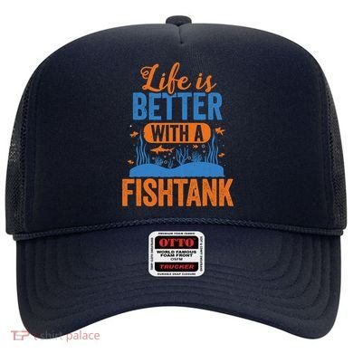 Fish Tank Life Fishkeeping Aquarium Lover Fishkeeper Hat