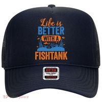 Fish Tank Life Fishkeeping Aquarium Lover Fishkeeper Hat thumb 0