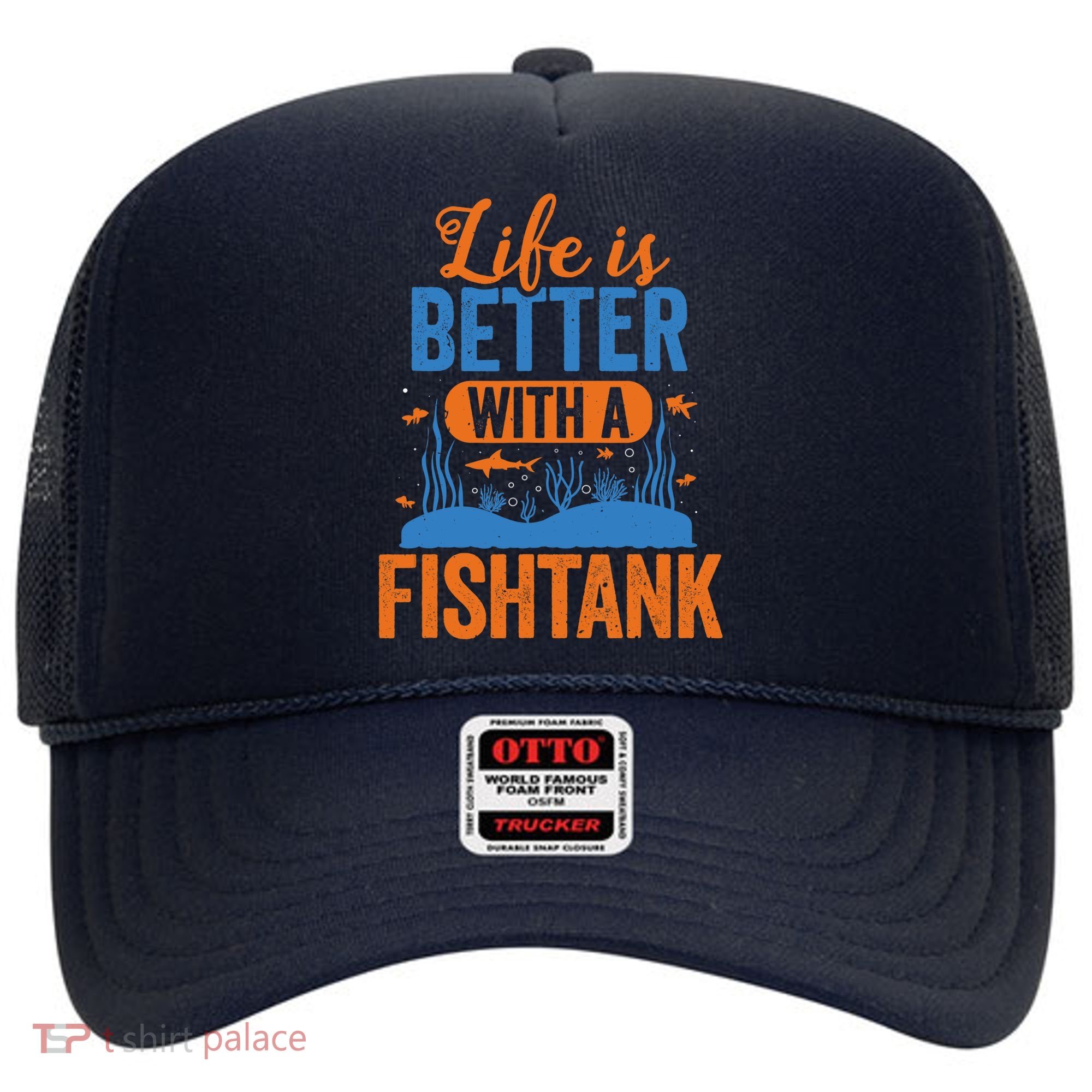 Fish Tank Life Fishkeeping Aquarium Lover Fishkeeper Hat
