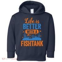 Fish Tank Life Fishkeeping Aquarium Lover Fishkeeper Toddler Hoodie thumb 0