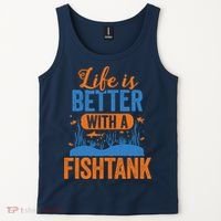 Fish Tank Life Fishkeeping Aquarium Lover Fishkeeper Tank Top thumb 2
