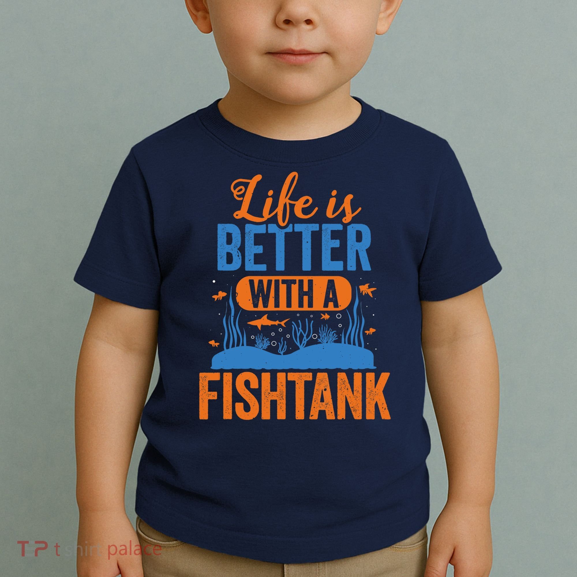 Fish Tank Life Fishkeeping Aquarium Lover Fishkeeper Toddler T-Shirt