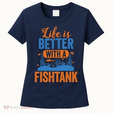 Fish Tank Life Fishkeeping Aquarium Lover Fishkeeper Women's T-Shirt
