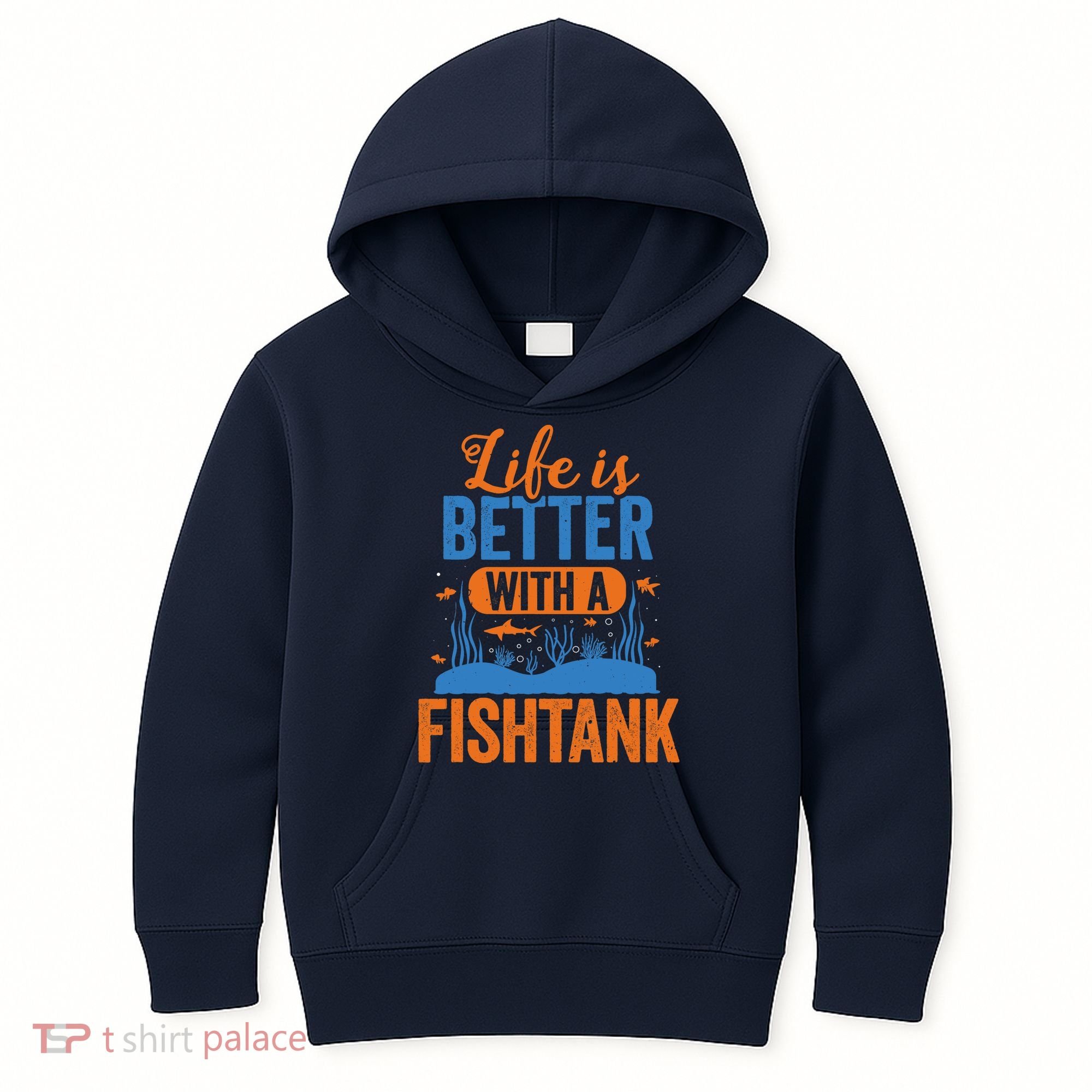Fish Tank Life Fishkeeping Aquarium Lover Fishkeeper Kids Hoodie