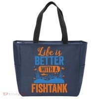 Fish Tank Life Fishkeeping Aquarium Lover Fishkeeper Tote Bag thumb 0