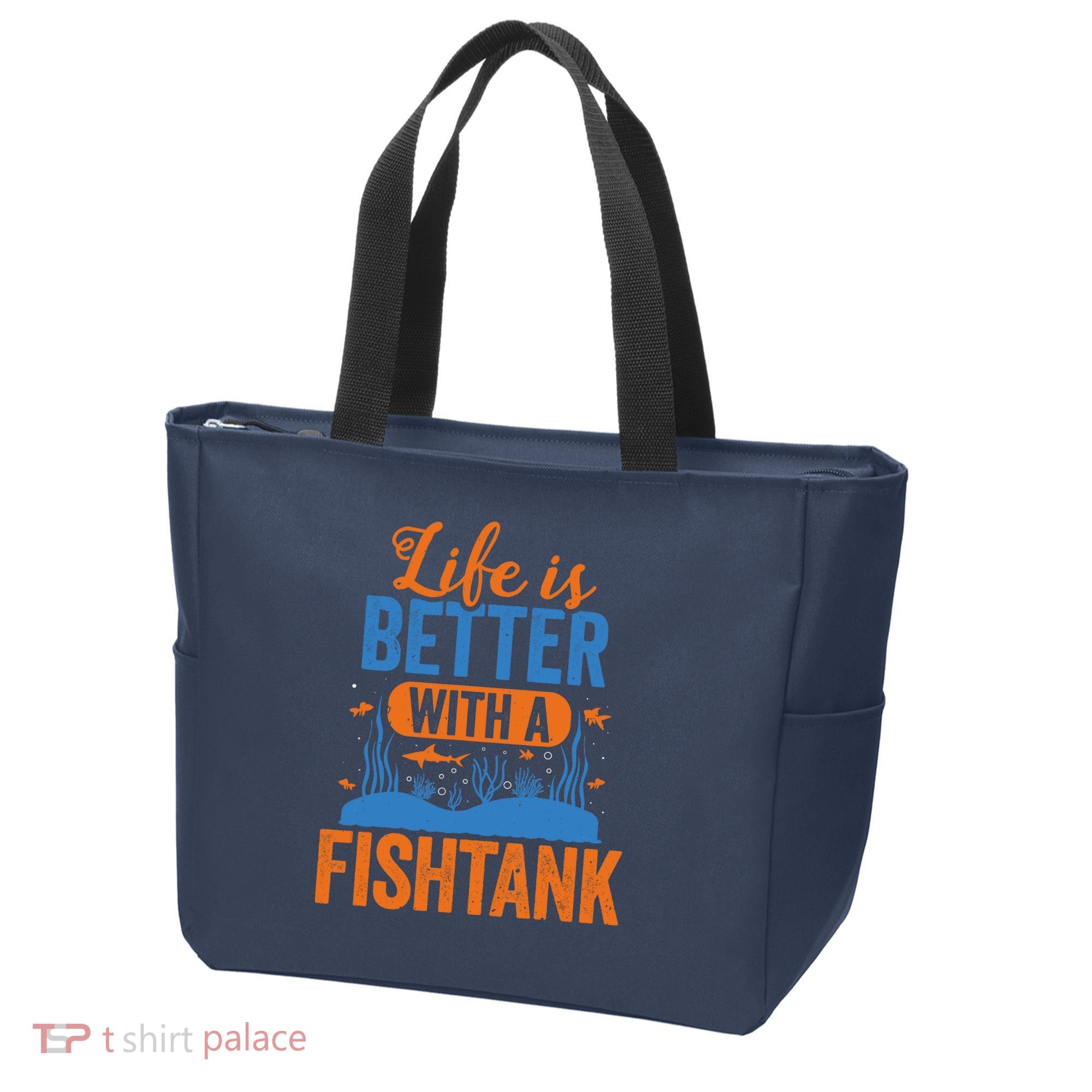 Fish Tank Life Fishkeeping Aquarium Lover Fishkeeper Tote Bag