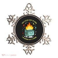 Funny This Little Light Of Mine Lil Dumpster Fire Meme Ornament thumb 0