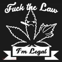 Fuck The Law I'm Legal Weed Coaster thumb 2