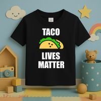 Funny Taco Lives Matter Taco lover Toddler T-Shirt thumb 3