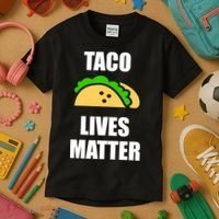 Funny Taco Lives Matter Taco lover Kids T-Shirt thumb 3