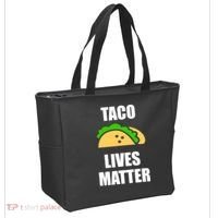 Funny Taco Lives Matter Taco lover Tote Bag thumb 2