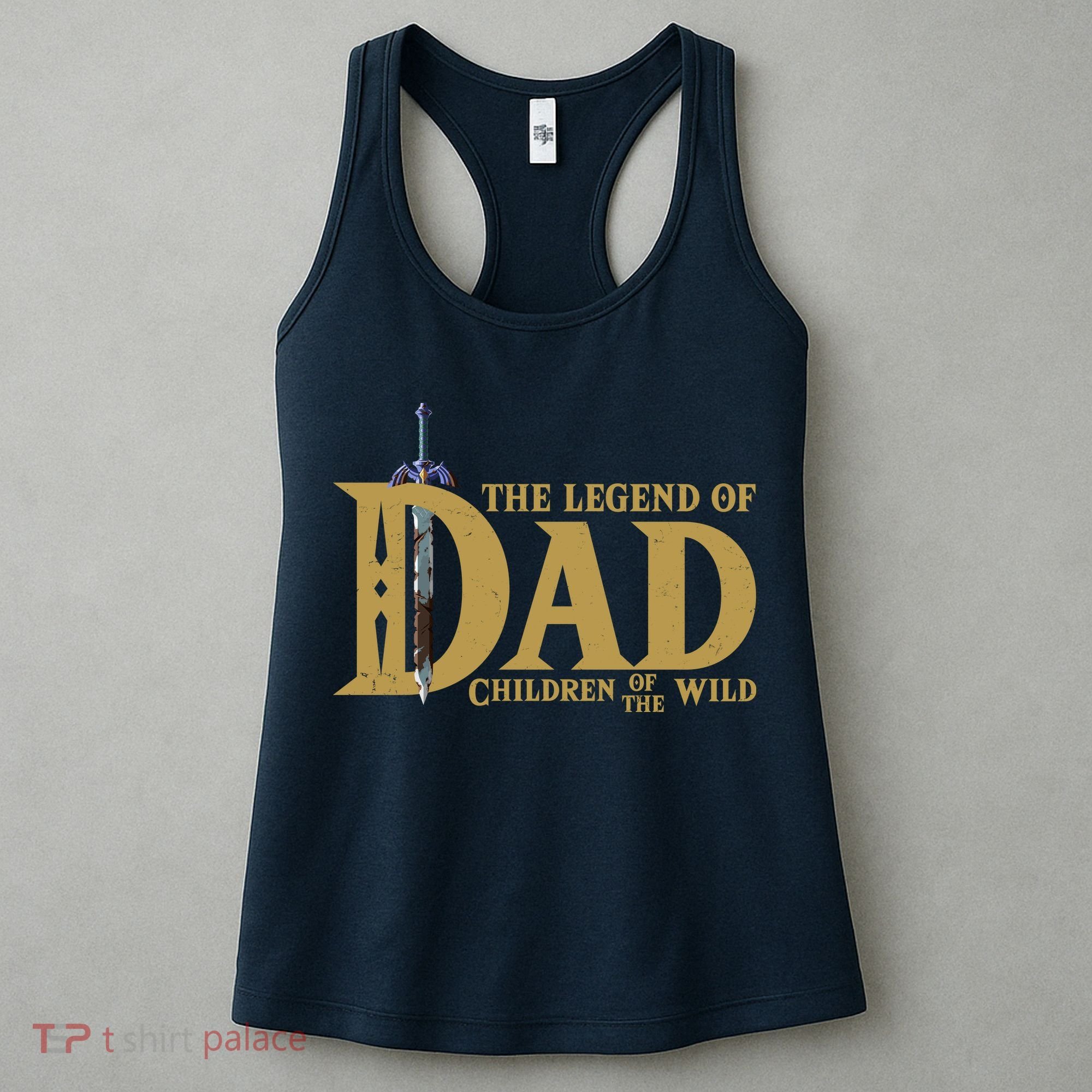 Funny The Legend Of Dad Children Of The Wild Women's Tank Top