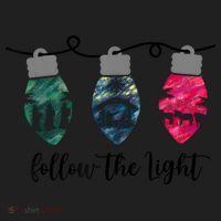 Follow The Light Christ Xmas Light Women's Sweatshirt thumb 2