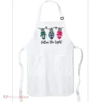 Follow The Light Christ Xmas Light Apron thumb 0