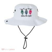 Follow The Light Christ Xmas Light Bucket Hat thumb 0