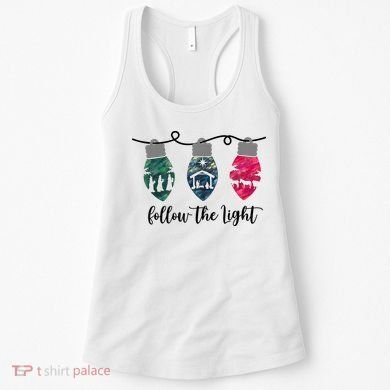 Follow The Light Christ Xmas Light Women's Tank Top