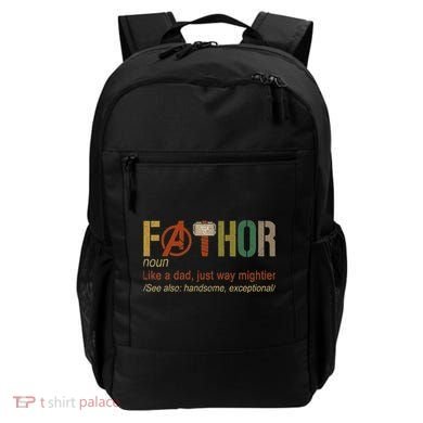 Fa Thor Like Dad Just Way Mightier Hero Limited Design 20s Backpack