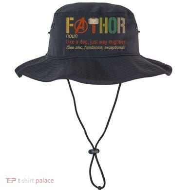 Fa Thor Like Dad Just Way Mightier Hero Limited Design 20s Bucket Hat