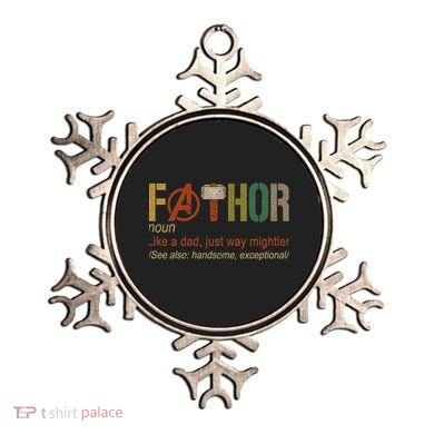 Fa Thor Like Dad Just Way Mightier Hero Limited Design 20s Ornament