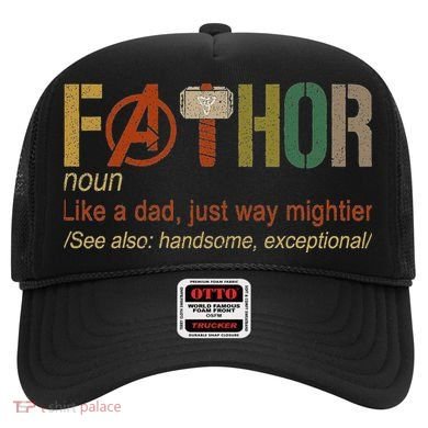 Fa Thor Like Dad Just Way Mightier Hero Limited Design 20s Hat
