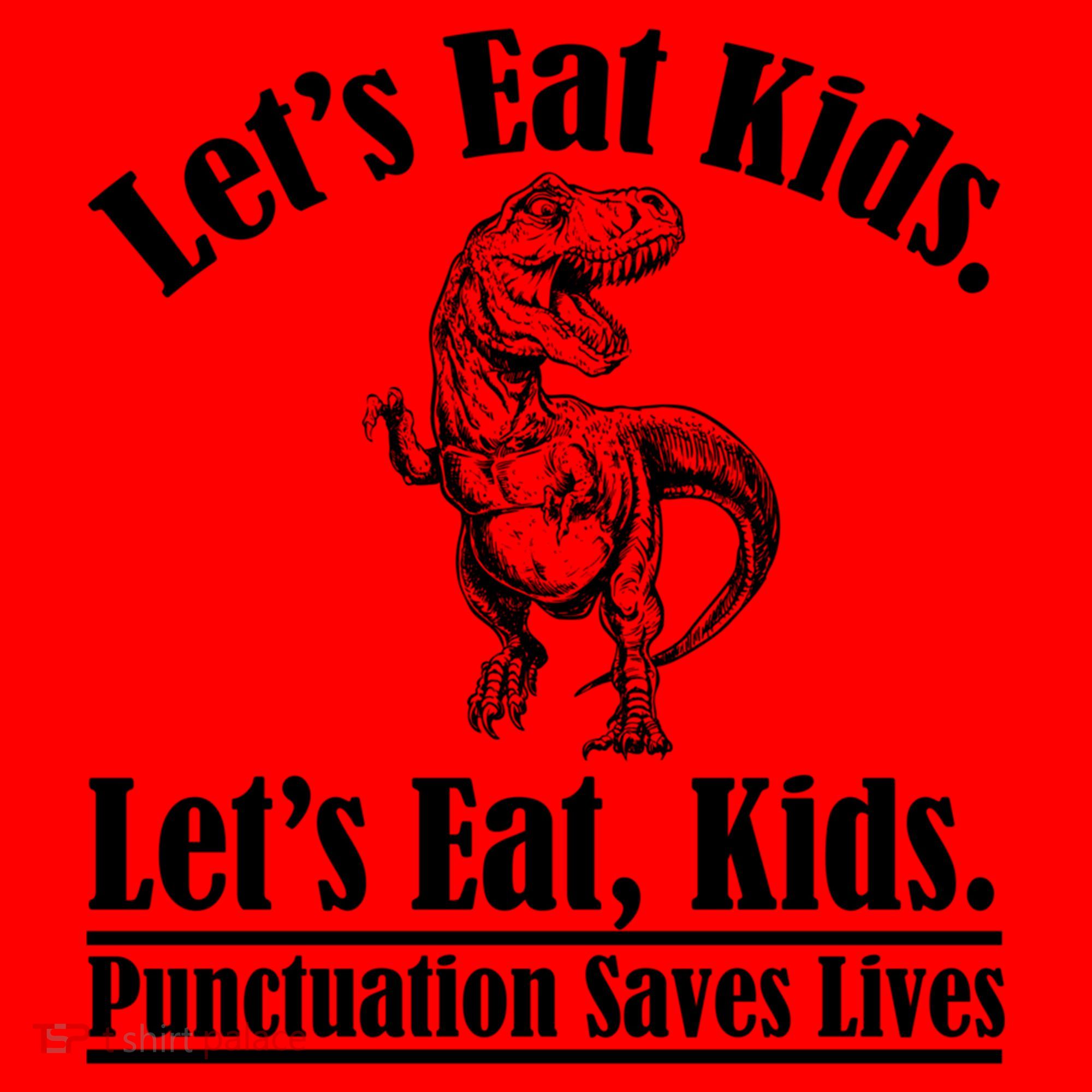 Funny Teacher Let's Eat Kids Punctuation Saves Lives Grammar Meaningful Gift Santa Hat