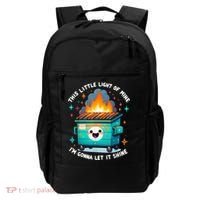 Funny This Little Light Of Mine Lil Dumpster Fire Backpack thumb 0