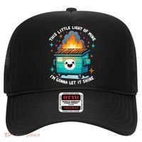 Funny This Little Light Of Mine Lil Dumpster Fire Hat thumb 0