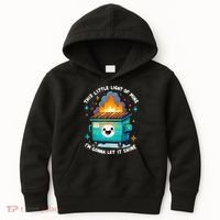 Funny This Little Light Of Mine Lil Dumpster Fire Kids Hoodie thumb 0