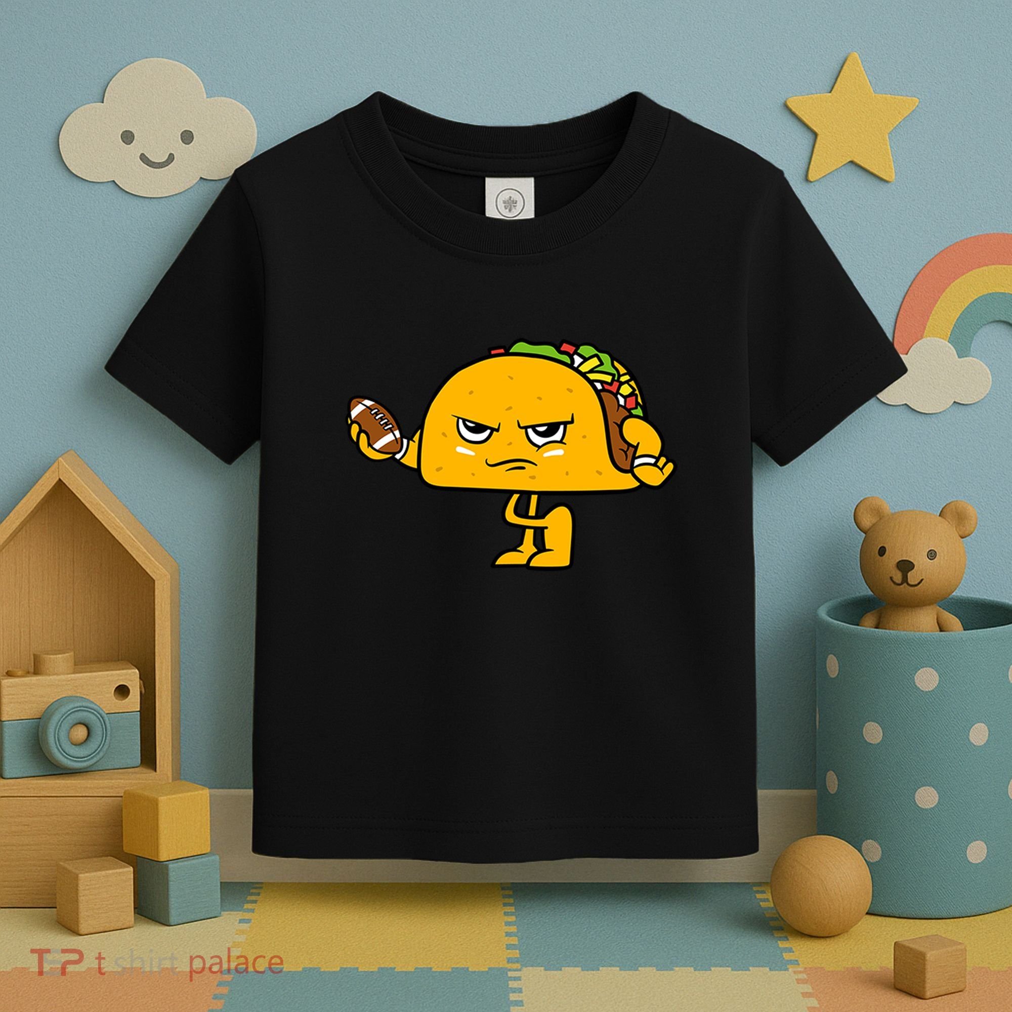 Football Taco Lover Toddler T-Shirt