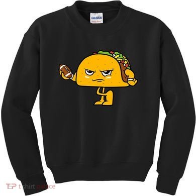 Football Taco Lover Kids Sweatshirt