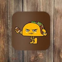 Football Taco Lover Coaster thumb 0