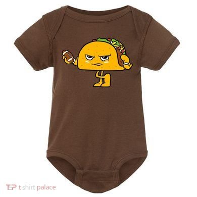 Football Taco Lover Baby Bodysuit