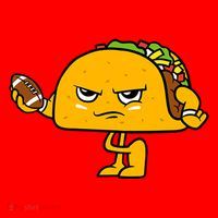 Football Taco Lover Santa Hat thumb 1