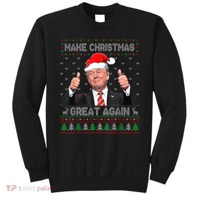 Funny Trump Make Christmas Great Again Ugly Sweater Xmas Sweatshirt