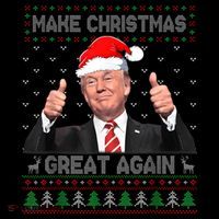 Funny Trump Make Christmas Great Again Ugly Sweater Xmas Coffee Mug thumb 5