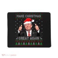 Funny Trump Make Christmas Great Again Ugly Sweater Xmas Mousepad thumb 0