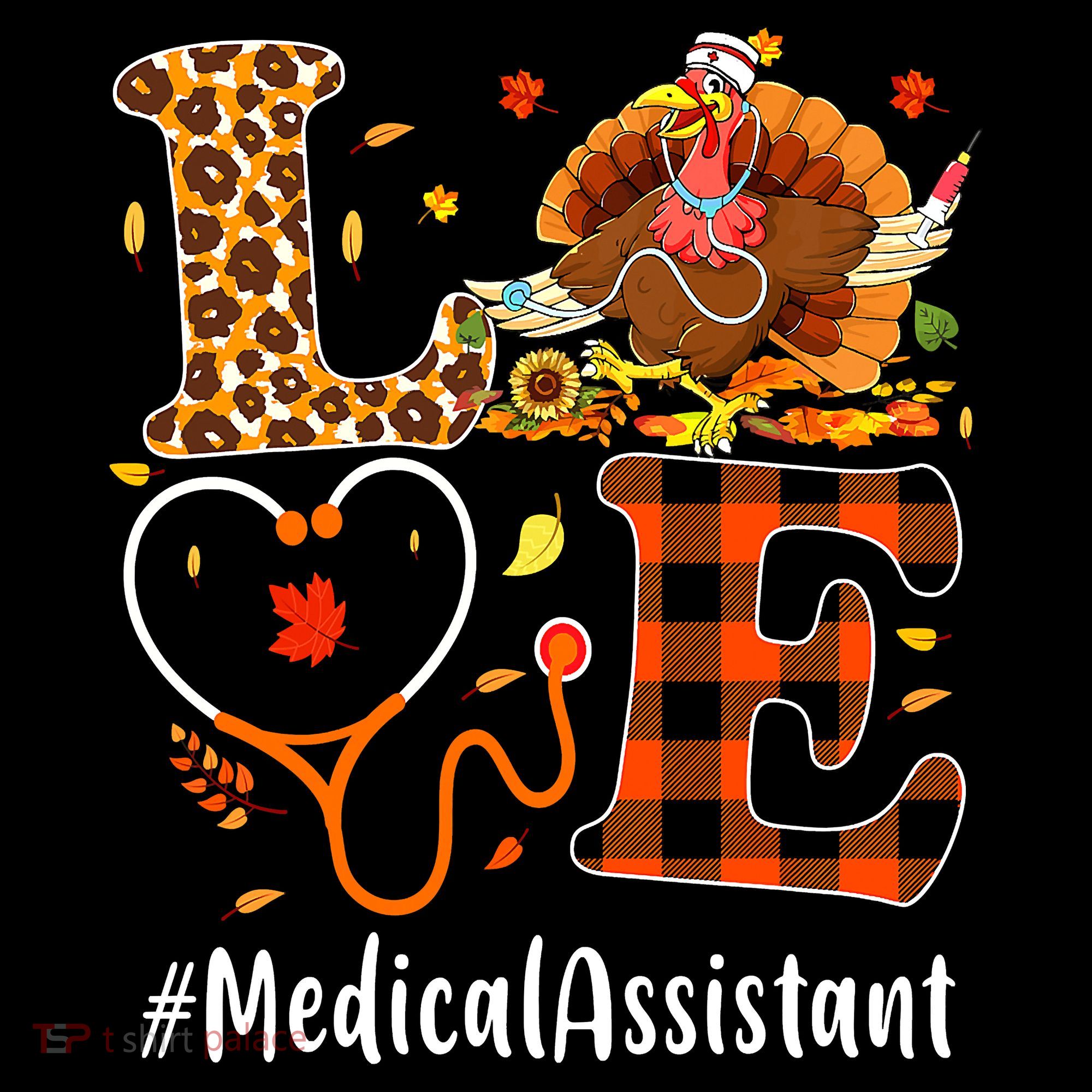 Funny Thanksgiving Medical Assistant Leopard Ki Love Pumpkin Coffee Mug