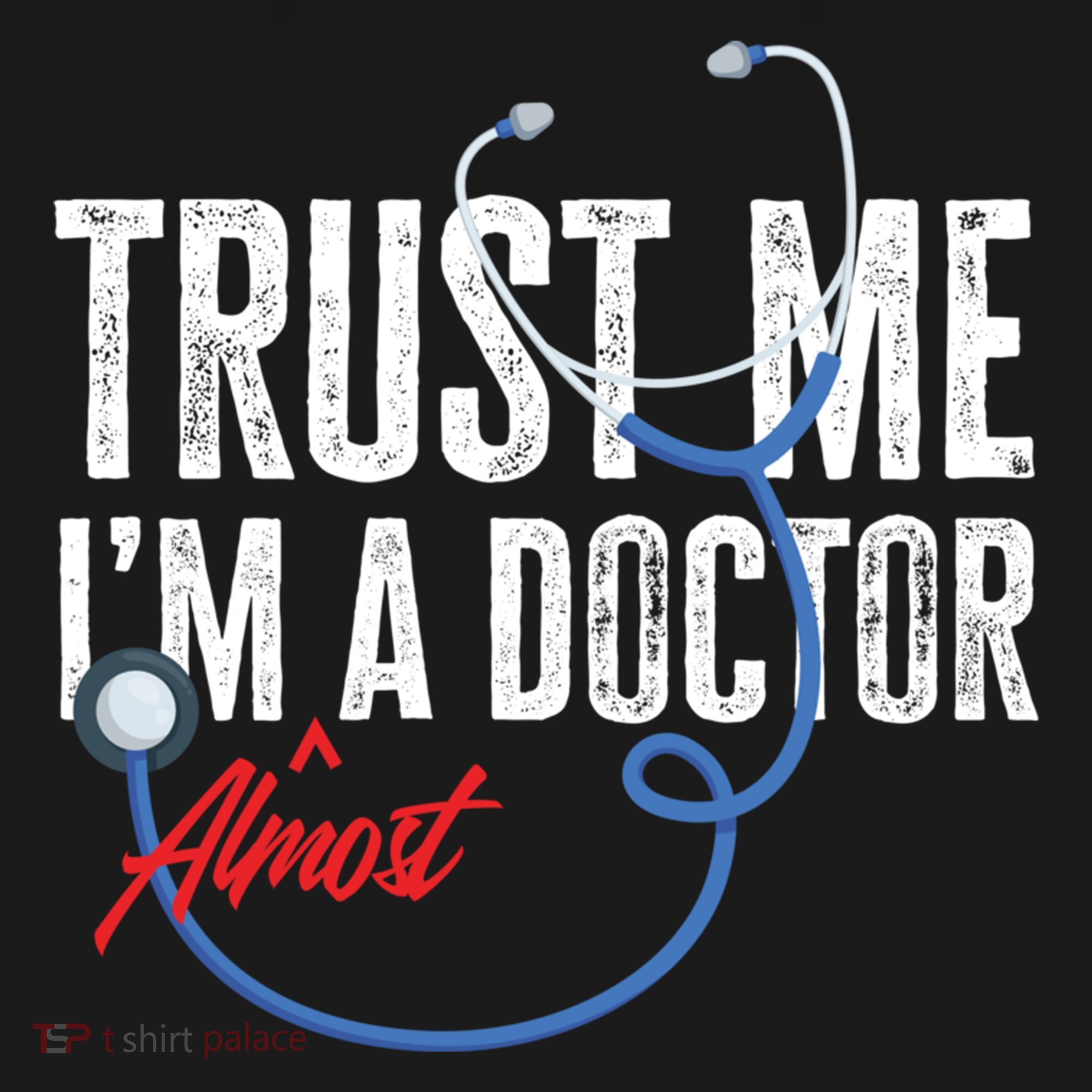 Funny Trust Me I'm Almost A Doctor Funny Medical Student Great Gift Ornament