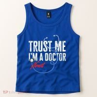 Funny Trust Me I'm Almost A Doctor Funny Medical Student Great Gift Tank Top thumb 2