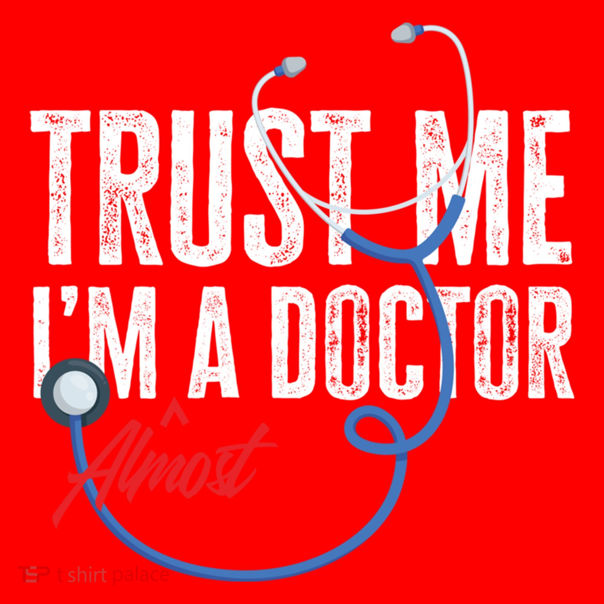 Funny Trust Me I'm Almost A Doctor Funny Medical Student Great Gift Santa Hat
