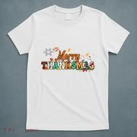 Funny Thanksmas Merry Thanksmas Thanksgiving Christmas T-Shirt thumb 5
